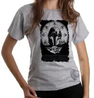 Baby look blusa Feminina The Mandalorian preto - Foto 6