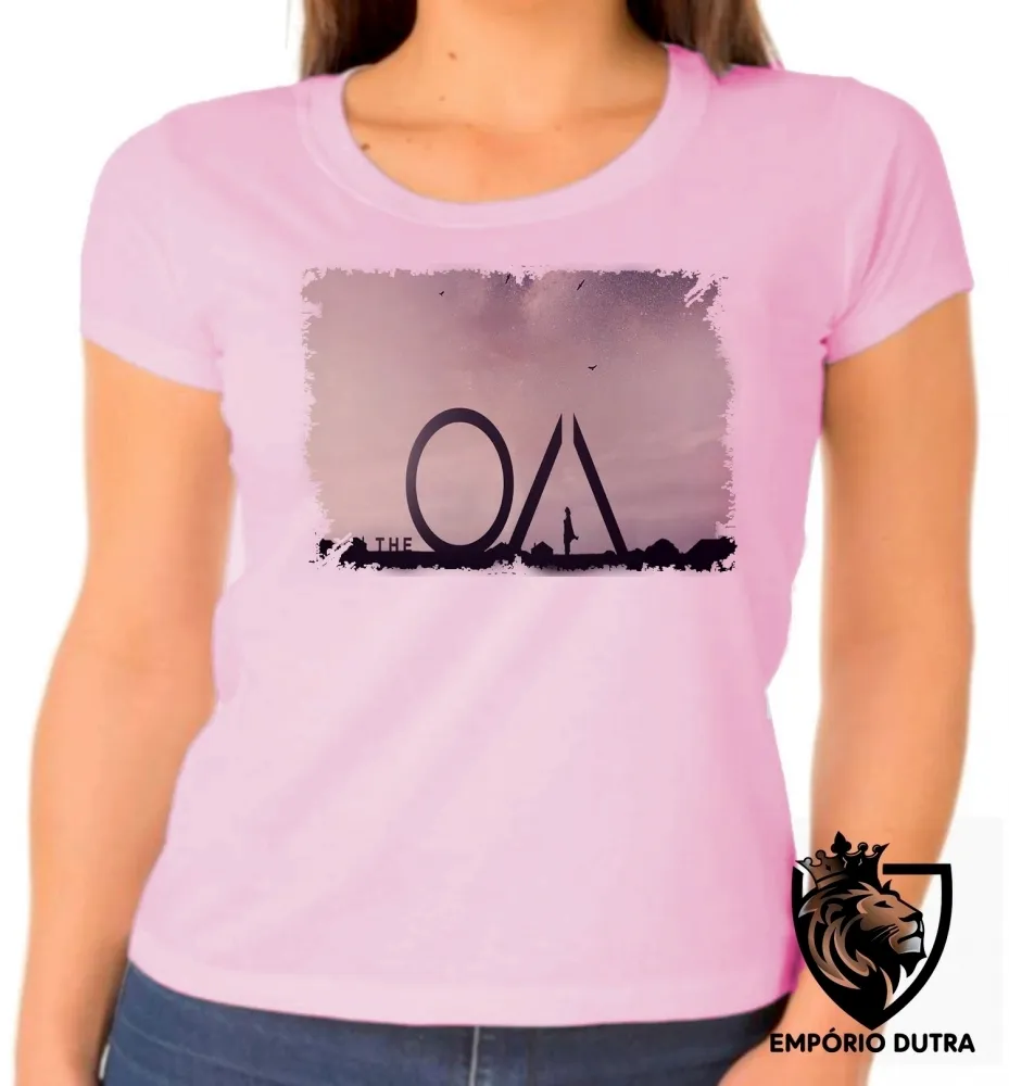 Baby look blusa Feminina The OA serie seriado garota Imagem