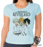 Baby look blusa Feminina The Promised Neverland - Foto 2