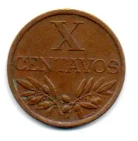 Portugal - 1966 - X Centavos - Foto 2