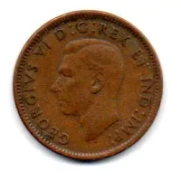 Canadá - 1944 - 1 Cent - Foto 2