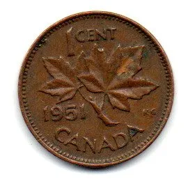 Canadá - 1951 - 1 Cent