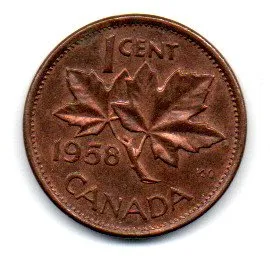 Canadá - 1958 - 1 Cent