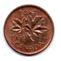 Canadá - 1959 - 1 Cent