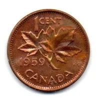 Canadá - 1959 - 1 Cent