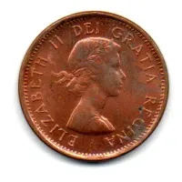 Canadá - 1959 - 1 Cent - Foto 2