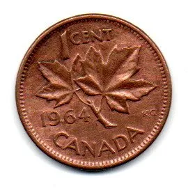 Canadá - 1964 - 1 Cent