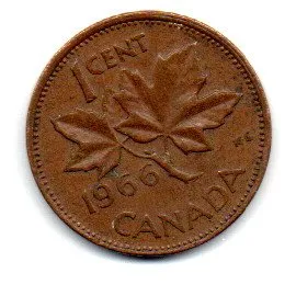 Canadá - 1966 - 1 Cent