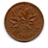 Canadá - 1966 - 1 Cent
