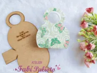 G1.633  Gabarito de Moldes  em MDF Bolsa da Ana Pequena