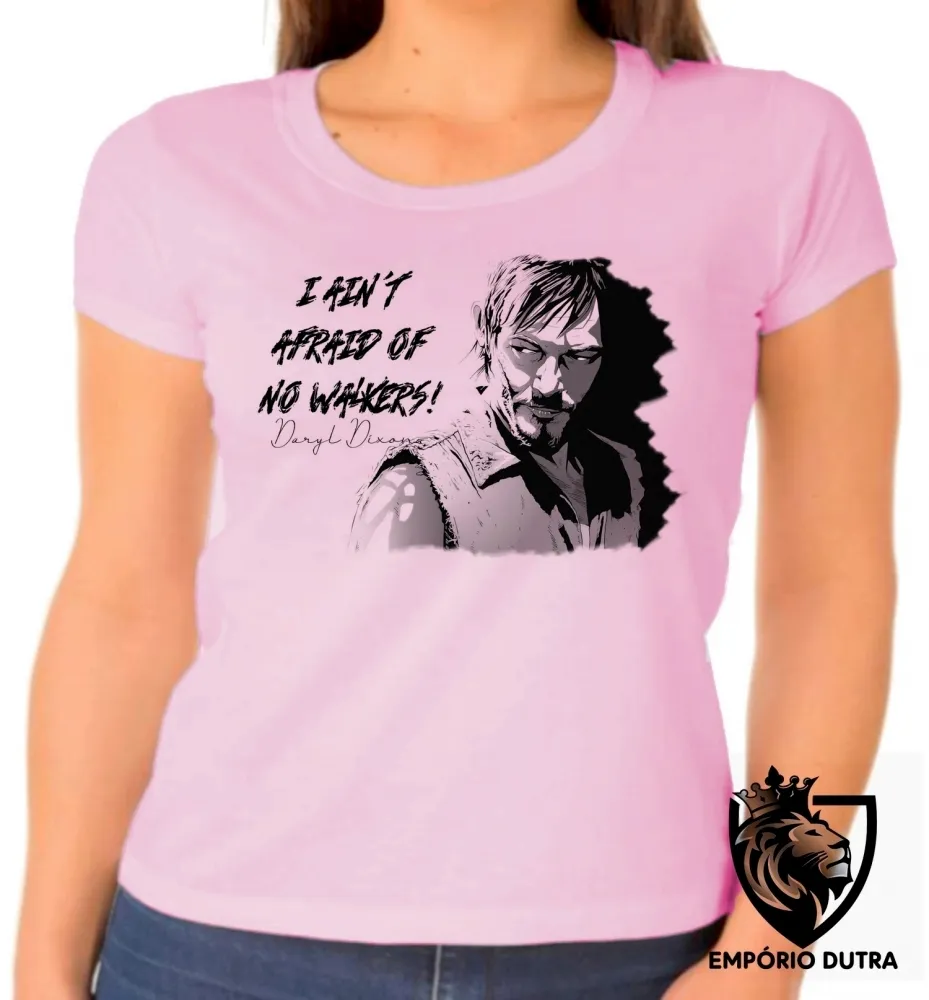 Baby look blusa Feminina The Walking Dead Daryl Dixon seriado