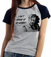 Baby look blusa Feminina The Walking Dead Daryl Dixon seriado - Foto 4