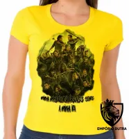 Baby look blusa Feminina The Walking Dead minha misericórdia - Foto 3
