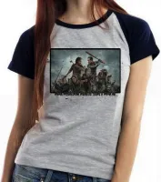 Baby look blusa Feminina The Walking Dead minha misericórdia  serie - Foto 4