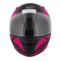 Capacete Ebf Spark Flash Preto Fosco Rosa - Foto 3