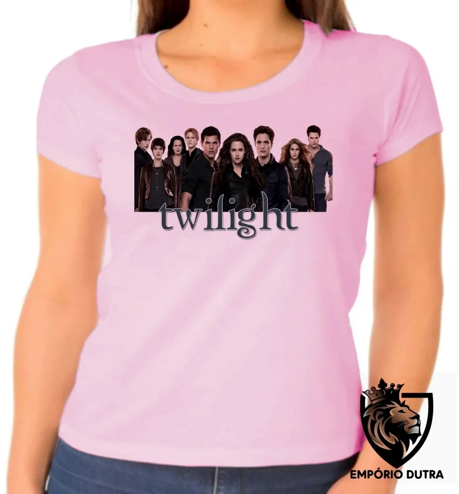 Baby look blusa Feminina twilight crepusculo vampiro Imagem