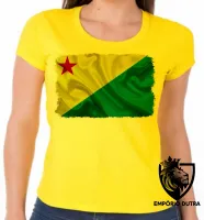 Baby look blusa Feminina bandeira Acre - Foto 2