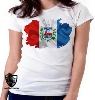 Baby look blusa Feminina bandeira Alagoas - Foto 5