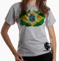 Baby look blusa Feminina bandeira Ceará - Foto 5