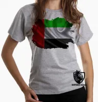 Baby look blusa Feminina bandeira Emirados Árabes Unidos - Foto 5