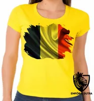 Baby look blusa Feminina bandeira França europa - Foto 3