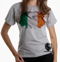 Baby look blusa Feminina bandeira Irlanda reino unido - Foto 5