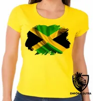 Baby look blusa Feminina bandeira Jamaica marley - Foto 3