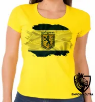 Baby look blusa Feminina bandeira jerusalem israel - Foto 3
