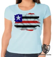 Baby look blusa Feminina bandeira Maranhão - Foto 4