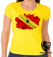 Baby look blusa Feminina bandeira Pará - Foto 3