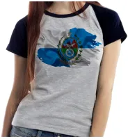 Baby look blusa Feminina bandeira rio de janeiro - Foto 3