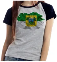 Baby look blusa Feminina bandeira Rio grande do norte - Foto 2