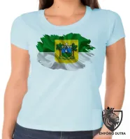 Baby look blusa Feminina bandeira Rio grande do norte - Foto 4