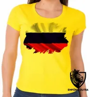 Baby look blusa Feminina bandeira Russia russo - Foto 3