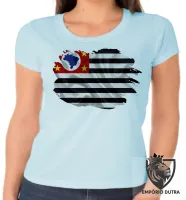 Baby look blusa Feminina bandeira são paulo - Foto 4
