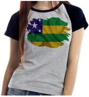 Baby look blusa Feminina bandeira Sergipe - Foto 2