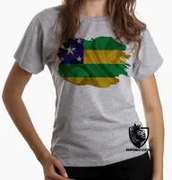 Baby look blusa Feminina bandeira Sergipe - Foto 5
