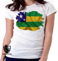 Baby look blusa Feminina bandeira Sergipe - Foto 6