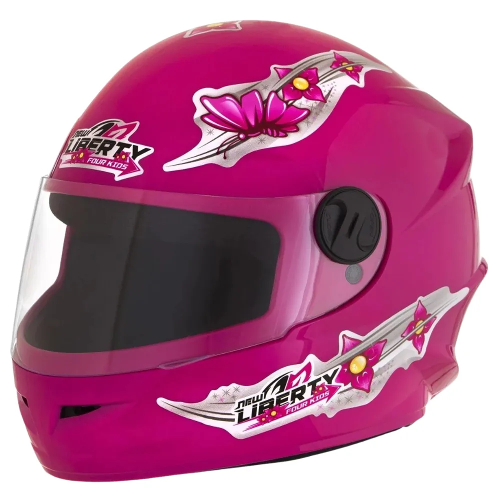 Capacete Protork Liberty kids infatil  Rosa Girls 