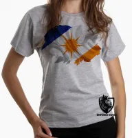 Baby look blusa Feminina bandeira tocantins - Foto 5