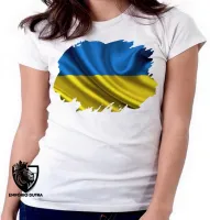 Baby look blusa Feminina bandeira Ucrânia europa - Foto 6
