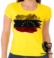 Baby look blusa Feminina bandeira Venezuela - Foto 3