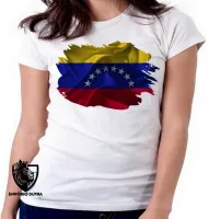 Baby look blusa Feminina bandeira Venezuela - Foto 6