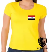 Baby look blusa Feminina bandeira iraque - Foto 2