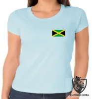 Baby look blusa Feminina bandeira Jamaica marley - Foto 3