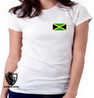 Baby look blusa Feminina bandeira Jamaica marley - Foto 7