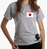 Baby look blusa Feminina bandeira Japão oriental - Foto 4