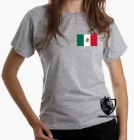 Baby look blusa Feminina bandeira Mexico mexicano - Foto 4