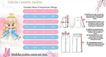 Camisa Xadrez Pink Flanela/Flanelada Junina - Foto 2