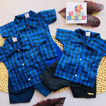 Linha baby conjunto xadrez - Foto 2